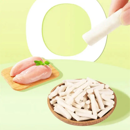 Palitos de hierba para gatos de alta capacidad para limpiar los dientes, para ejercitar los dientes, para la dentición de gatos, resistentes al desgaste