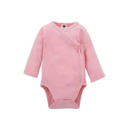 Ropa de bebé, mono, ropa para bebés, niños, ropa para niñas, mono de manga larga 100 % algodón, mono blanco para bebés recién nacidos con abertura lateral