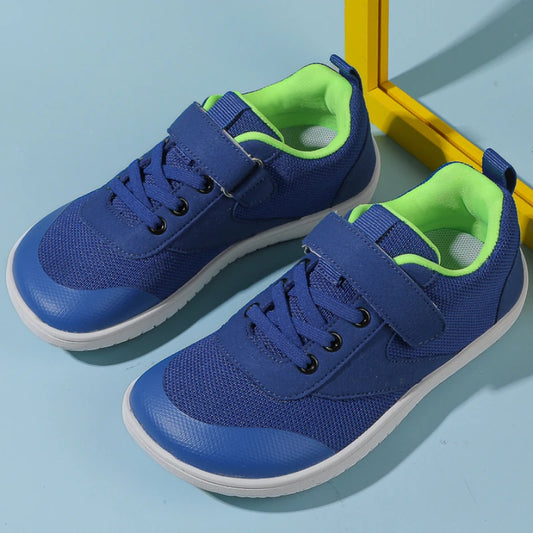 Zapatos descalzos para niños pequeños y grandes, zapatillas minimalistas anchas para niños y niñas, ligeros, de caída cero, planos naturales