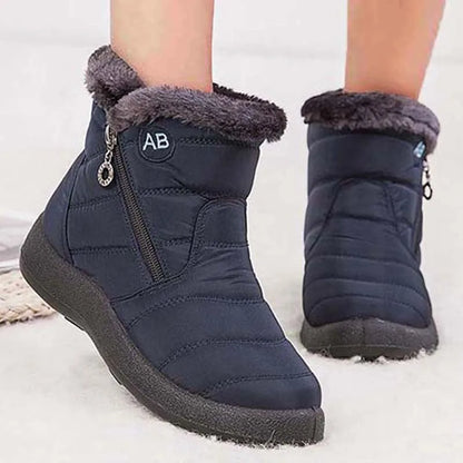 Botas de nieve para mujer, zapatos casuales para mujer, botines impermeables para mujer, botines ligeros de talla grande, botas de invierno para niñas
