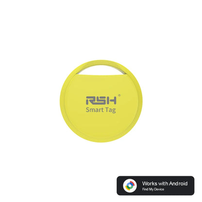 Rastreador GPS Bluetooth original de la marca RSH para teléfonos Android. Funciona con la aplicación Google Find My. Buscador de llaves para mascotas para Xiaomi y Samsung Pixel.