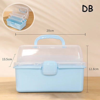 Caja de almacenamiento para accesorios para el cabello de niños, cuerda para la cabeza, horquilla, tarjeta, bolígrafo, artículos diversos, caja de papelería, lindo joyero para niña
