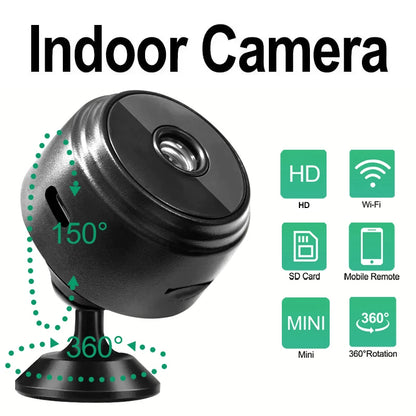 Monitor inteligente A9 HD Wifi, cámaras de vigilancia, videocámara con sensor, video web, seguridad para el hogar, seguridad inalámbrica