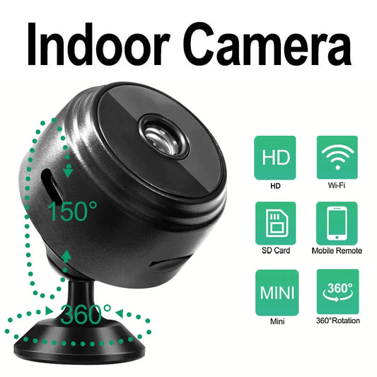 Monitor inteligente A9 HD Wifi, cámaras de vigilancia, videocámara con sensor, video web, seguridad para el hogar, seguridad inalámbrica