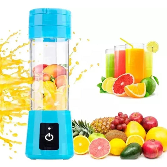 Mini licuadora portátil recargable por USB (2025), 380 ml, para batidos de mano, taza de viaje para batidos y jugos para llevar.