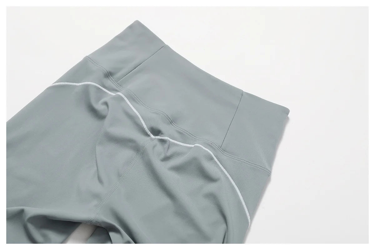 Conjunto deportivo de yoga FUBEIKE para mujer, de verano, color nude, ajustado, con espalda descubierta, ideal para gimnasio, ropa deportiva para mujer, para correr al aire libre.