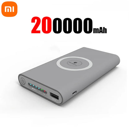 Batería externa Xiaomi de 500.000 mAh, inalámbrica, bidireccional, de carga rápida, magnética, tipo C, para iPhone, Samsung y Xiaomi.