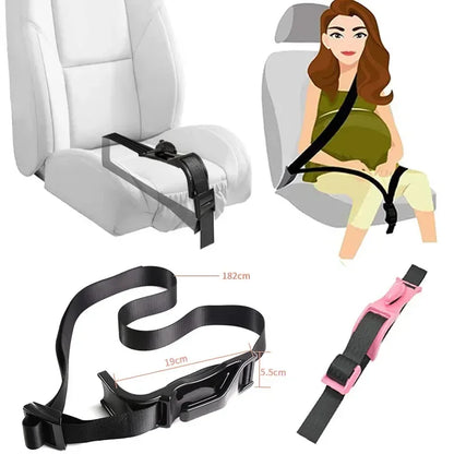 Cinturón de seguridad para el asiento del coche, soporte abdominal para embarazadas, maternidad, protector de vientre para bebés no nacidos, ajustador y extensor, accesorios.