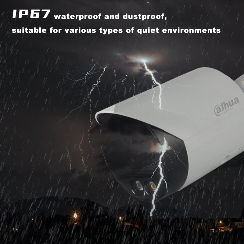 Cámara de red IP Dahua IPC-HFW2441S-S IPC-HFW2841S-S de 4 MP, 4K y 5 MP; Monitor Wizsense SMDplus Mini PoE con micrófono IP67 IPC-HFW2541S-S