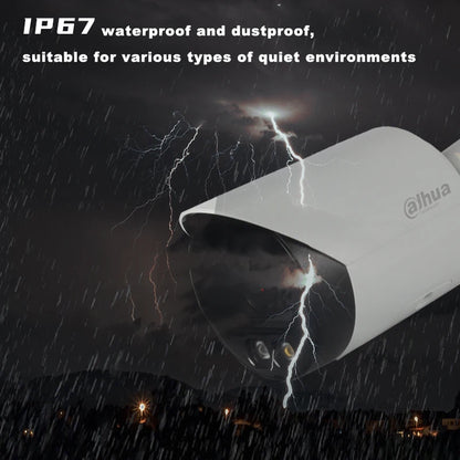 Cámara de red IP Dahua IPC-HFW2441S-S IPC-HFW2841S-S de 4 MP, 4K y 5 MP; Monitor Wizsense SMDplus Mini PoE con micrófono IP67 IPC-HFW2541S-S