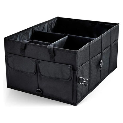 Caja de almacenamiento para coche de gran capacidad, organizador de maletero de coche, ecológica, súper duradera, plegable, herramienta de almacenamiento de carga, caja de maletero para coche o camión.