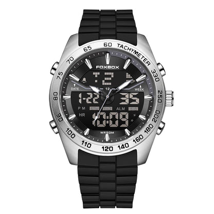 Reloj digital de lujo para hombre FOXBOX, marca superior, modelo 2026 New Business Watch, estilo militar, resistente al agua, a la moda, con movimiento de cuarzo.