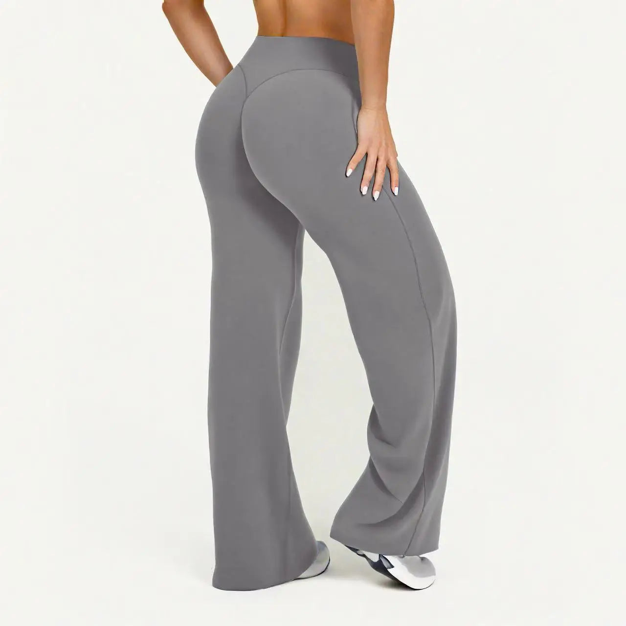Pantalones rectos de tejido ultrasuave tipo mantequilla para mujer, pantalones de yoga de talle medio, mallas deportivas de tacto natural, leggings de pilates, pantalones deportivos para correr.