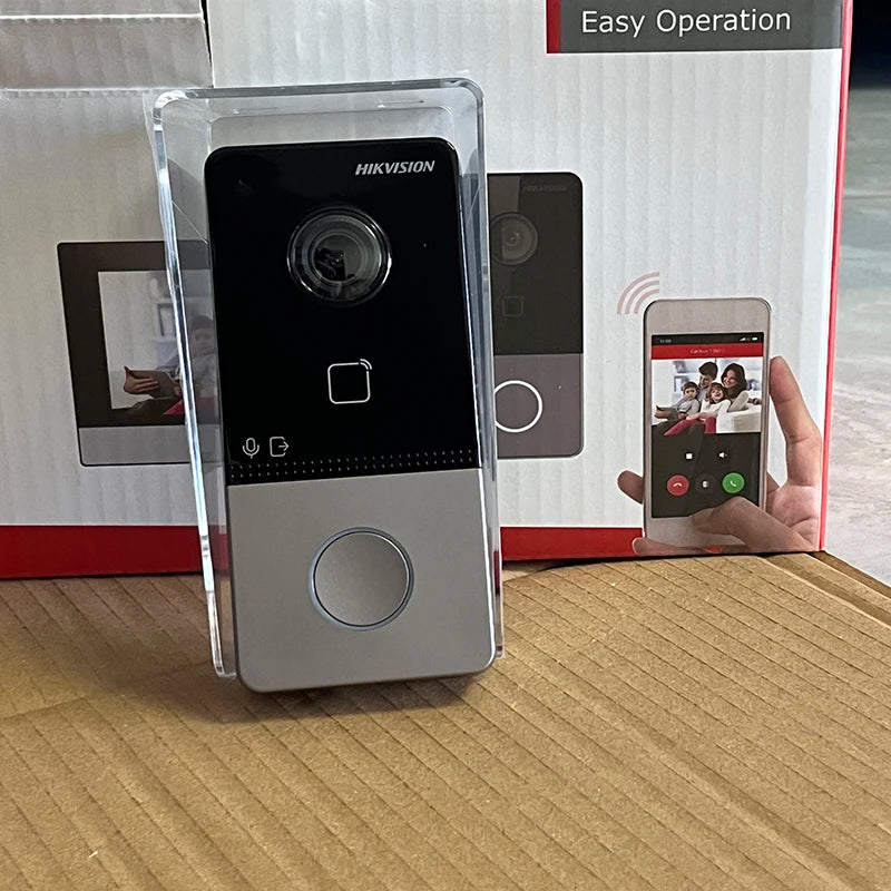 Videoportero inteligente Hikvision Wifi PoE con cámara de 2MP, estación de puerta inalámbrica para villa DS-KV6113-WPE1(C)