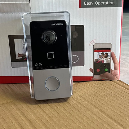 Videoportero inteligente Hikvision Wifi PoE con cámara de 2MP, estación de puerta inalámbrica para villa DS-KV6113-WPE1(C)