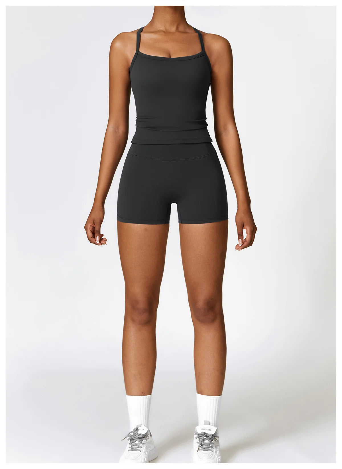 2PCS Seamless Yoga Set Women Workout Set Sportswear Gym Clothing Fitness Long Sleeve Crop Top High Waist Leggings Sports Suits