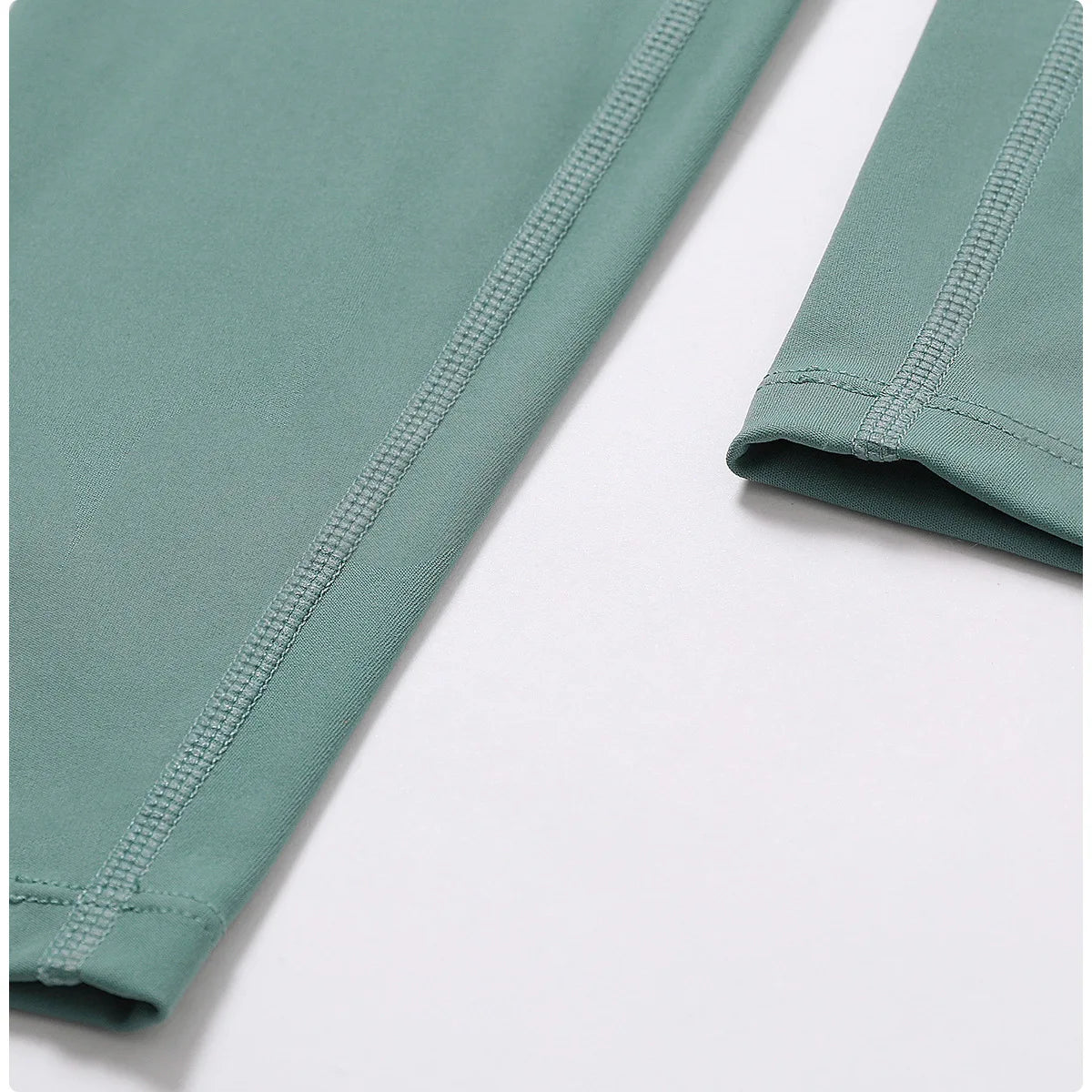 Pantalones de yoga, mallas deportivas para mujer, leggings de gimnasio, suaves, de cintura alta, elásticos, transpirables, de nailon, tipo T.