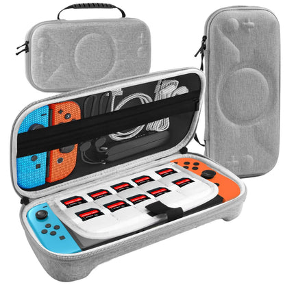 Estuche rígido portátil de EVA para Switch 2, bolsa de viaje para juegos con 10 cartuchos de juego para consola y accesorios Joy-Con.