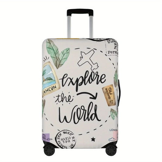 Funda de maleta lavable para viajes: ideal para viajes, vacaciones y regreso a clases. Accesorio de viaje esencial.