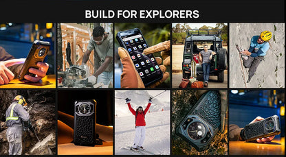 Teléfono inteligente resistente Fossibot F101Pro, 15 GB + 128 GB, Android 13, IP68, resistente al agua, batería de 10600 mAh, NFC, versión global