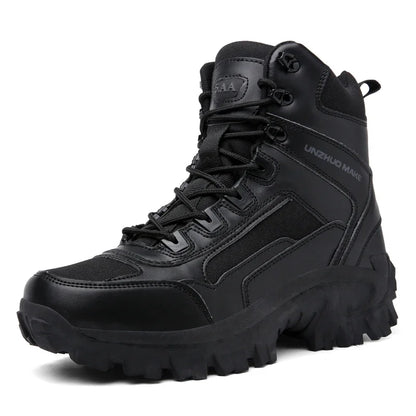 Botas de combate para hombre, ideales para senderismo, caza, trekking y camping. Botas tácticas de seguridad para el trabajo.
