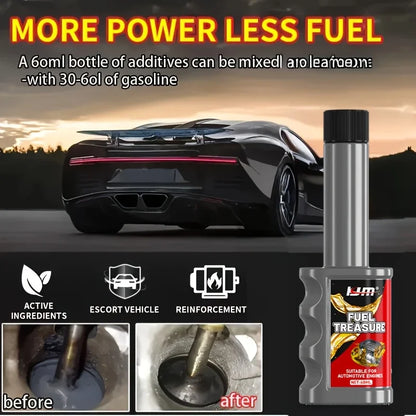 Kit de mantenimiento del sistema de combustible del automóvil, reduce eficazmente el consumo de carbono, mejora la eficiencia del combustible, restaura el rendimiento del motor.