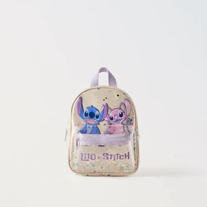 Mochila de moda con dibujos animados de Mickey Mouse de Disney, mochila escolar de lona de Minnie para mujer, mochila de gran capacidad a la moda, mochila para niñas