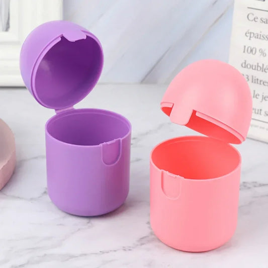 Copa menstrual portátil de silicona médica a prueba de fugas para mujeres, con estuche, producto de higiene femenina.