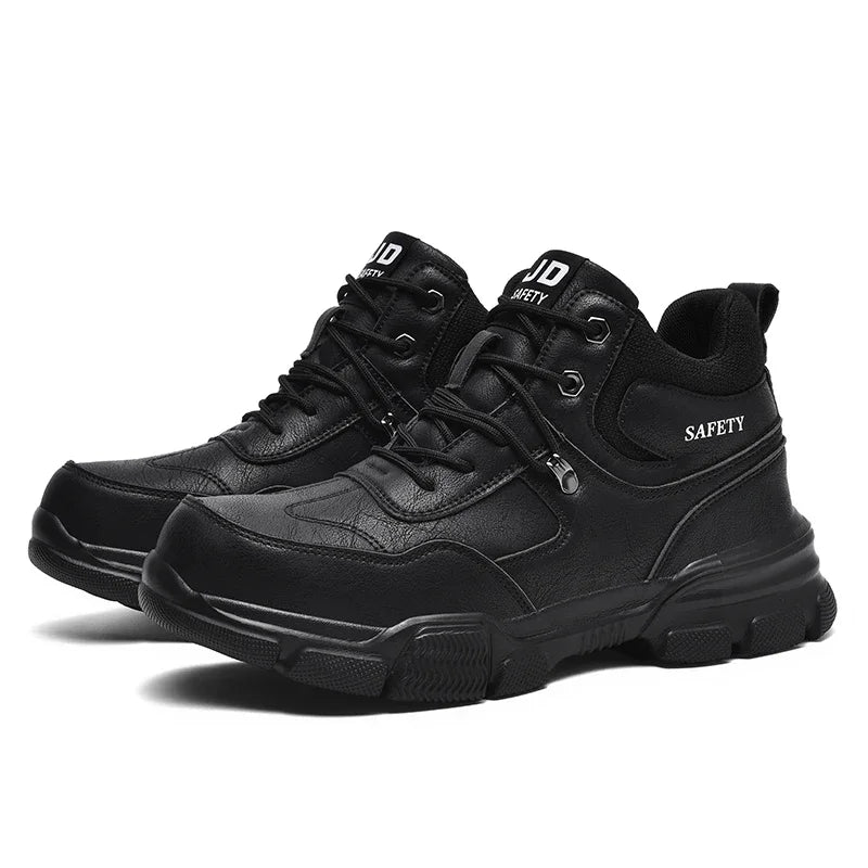 Zapatos de trabajo de seguridad unisex con puntera de acero, transpirables, antiaplastamiento, antipinchazos, calzado de protección laboral para hombres y mujeres, zapatillas, botas de seguridad.
