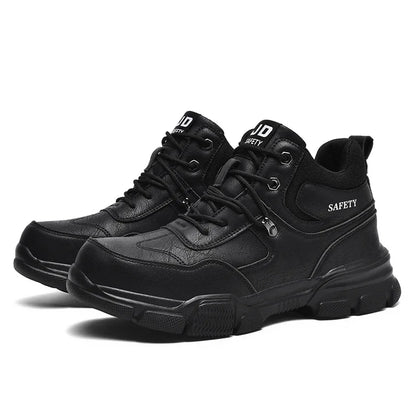 Zapatos de trabajo de seguridad unisex con puntera de acero, transpirables, antiaplastamiento, antipinchazos, calzado de protección laboral para hombres y mujeres, zapatillas, botas de seguridad.