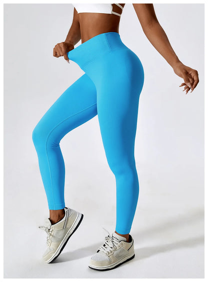 Leggings de yoga de alta calidad Hearuisavy para mujer, ideales para fitness al aire libre y gimnasio. Leggings transpirables para entrenamiento, con efecto push-up.