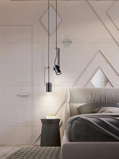 Focos LED Lámpara de araña Minimalista Moderna Iluminación para sala de estar Decoración del hogar Lámpara colgante para restaurante Lámpara colgante para escaleras