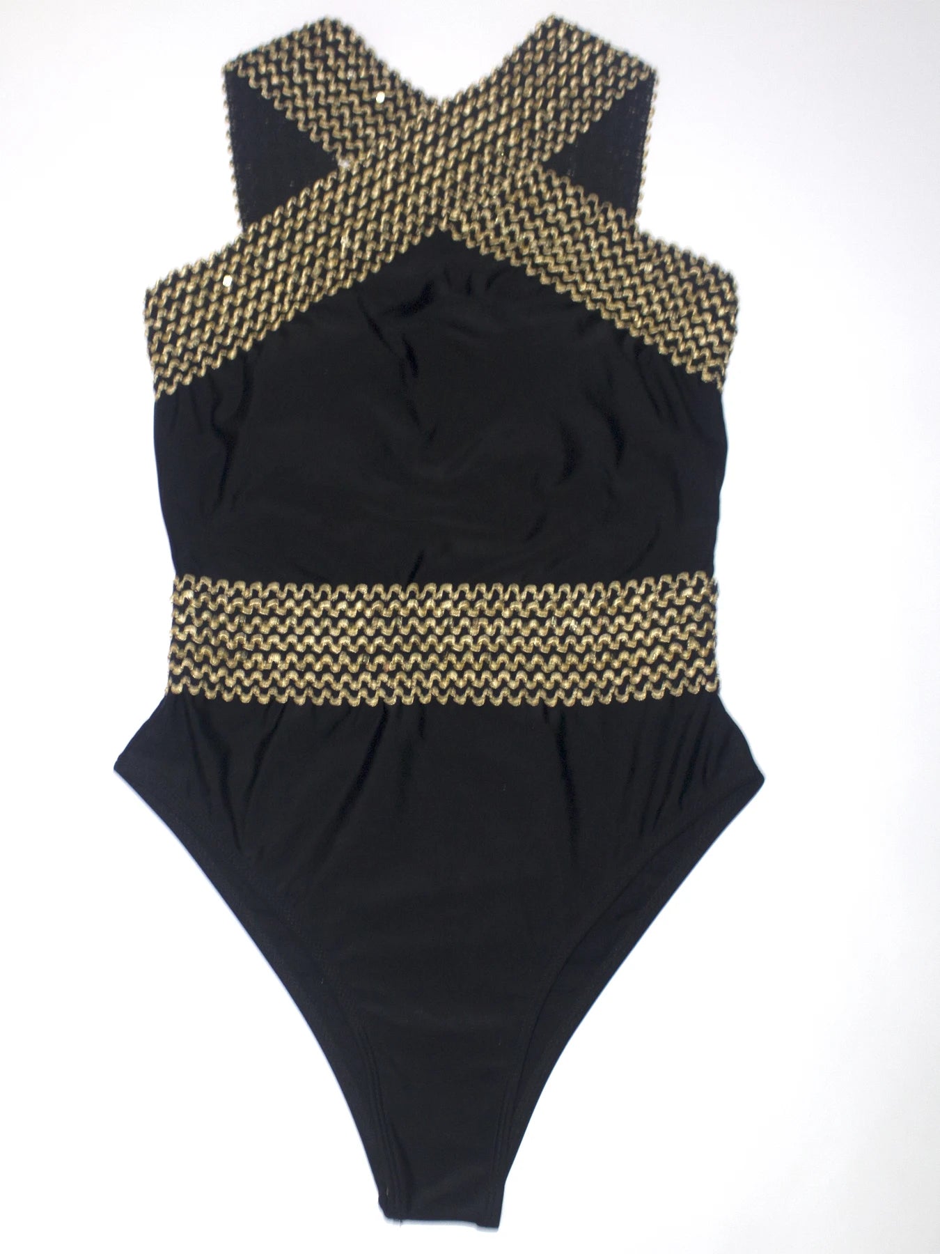 Traje de baño de una pieza con tiras cruzadas para mujer, con control de abdomen ajustable, moderno y cómodo para diferentes tipos de cuerpo.