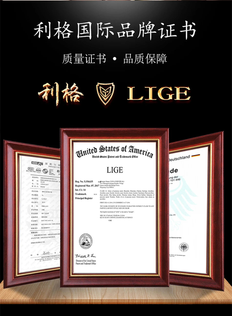 Relojes LIGE 2025 para hombre, nuevos, a la moda, con correa de silicona, sencillos, deportivos, militares, con fecha, resistentes al agua 50M, de cuarzo, para caballero, reloj + caja.