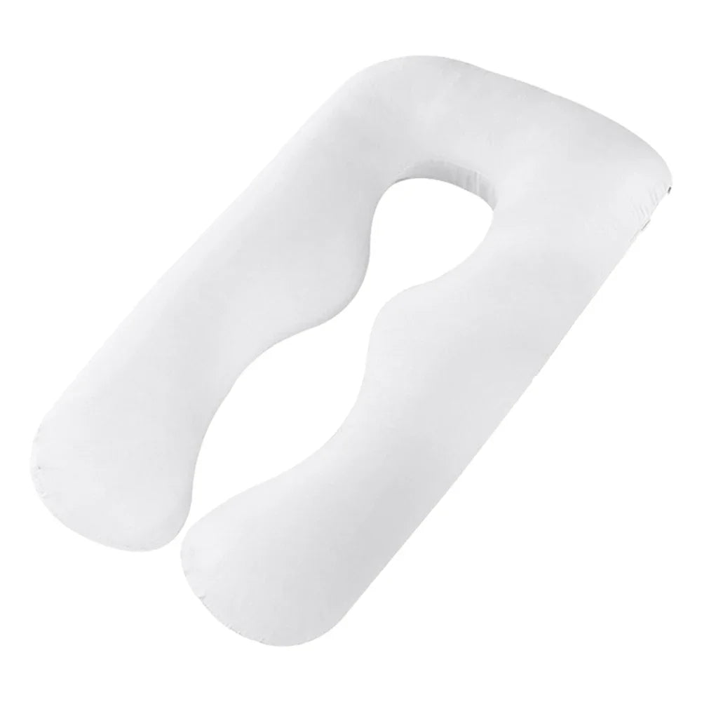 Funda de almohada de maternidad de algodón puro tipo U para embarazadas