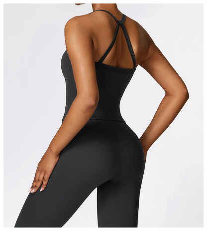 2PCS Seamless Yoga Set Women Workout Set Sportswear Gym Clothing Fitness Long Sleeve Crop Top High Waist Leggings Sports Suits