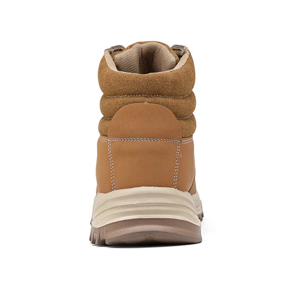 Anti-Smash Steel Toe Work Boots Mens Protection Shoes Breathable Non-Slip Anti-Puncture Construction Work Shoes Hiking Boots