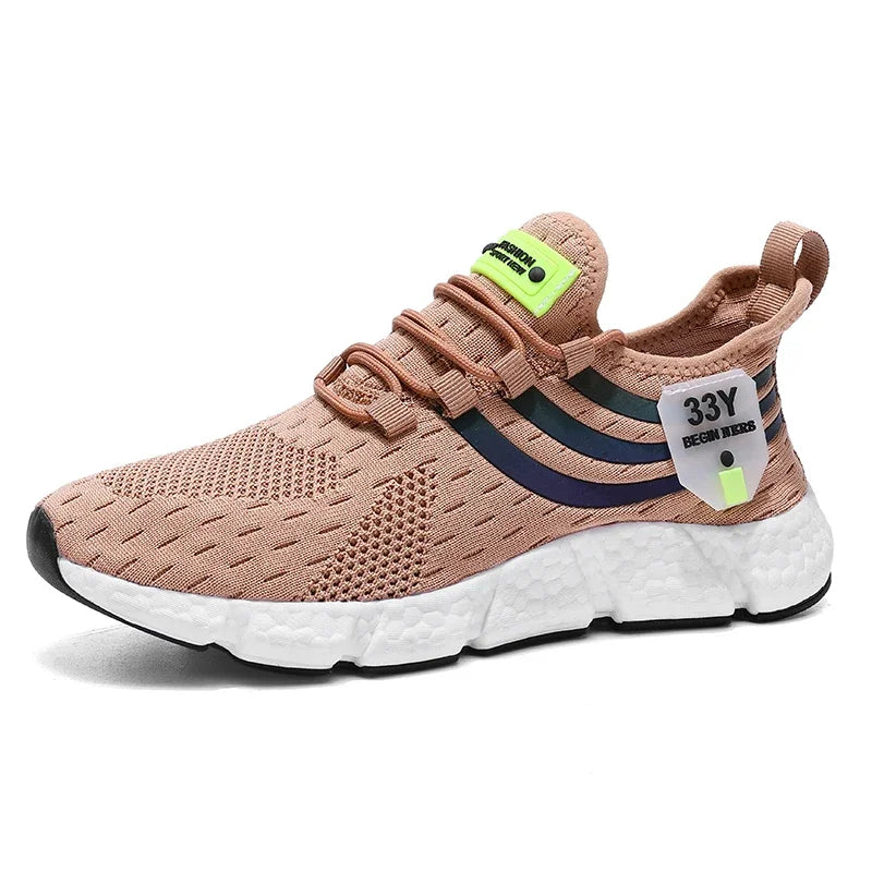 Zapatillas deportivas informales de verano para hombre, transpirables, ligeras, de malla para correr al aire libre, deportivas para correr, tenis para caminar