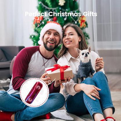 Altavoz Bluetooth inalámbrico rojo WISETIGER F10C, resistente al agua IPX7, para exteriores, con luz RGB BT5.3, estéreo y sonido envolvente.