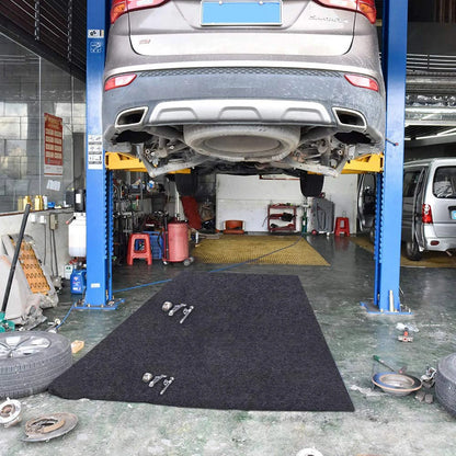 Alfombrilla de mantenimiento para coche, resistente al aceite, de fieltro, protectora, impermeable, para herramientas de garaje y suelo, alfombrilla para reparación de automóviles.