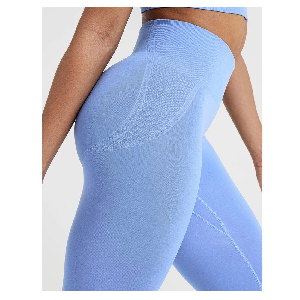 Mallas deportivas para mujer, pantalones de yoga, leggings ajustados sin costuras, suaves, de cintura alta, para gimnasio, entrenamiento, ropa deportiva y fitness.
