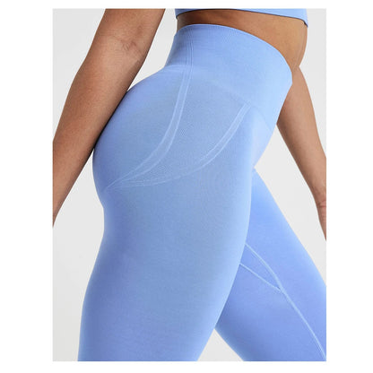 Mallas deportivas para mujer, pantalones de yoga, leggings ajustados sin costuras, suaves, de cintura alta, para gimnasio, entrenamiento, ropa deportiva y fitness.