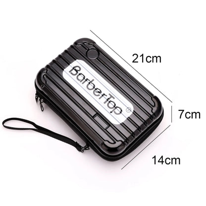 Estuche portátil para tijeras de peluquería, resistente a golpes, maletín de maquillaje, impermeable, sin deformación, para herramientas de peinado.