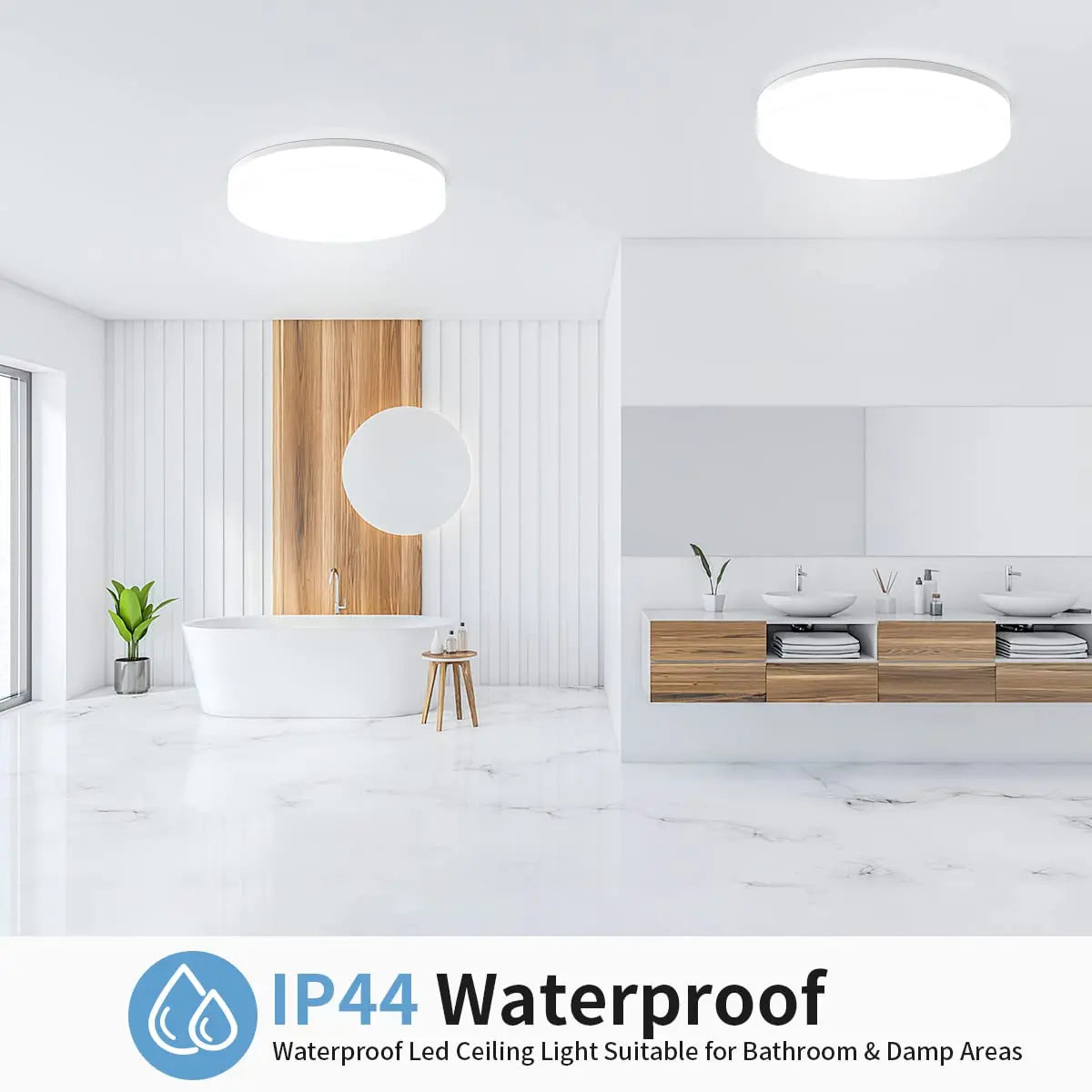 Lámpara de techo LED redonda, moderna, decorativa, para el hogar, 18/24/36/48 W, para sala de estar, dormitorio, cocina interior.
