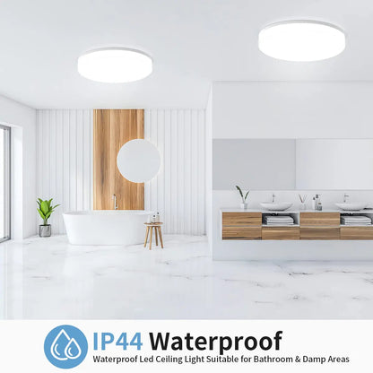 Lámpara de techo LED redonda, moderna, decorativa, para el hogar, 18/24/36/48 W, para sala de estar, dormitorio, cocina interior.