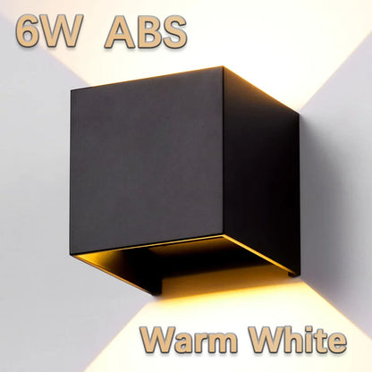 Aplique de pared LED para exterior, iluminación interior, lámparas de pared, electrodomésticos, iluminación de pared para decoración de habitaciones, paneles de pared, porche, balcón y jardín.