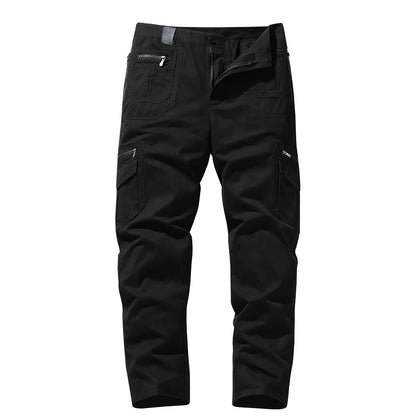 2025 Men Cargo Pants Trousers Multi-pocket Waterproof Wear-resistant Casual Training Overalls Clothing Comfortable Breathable