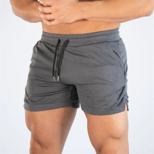 Pantalones cortos deportivos de verano para hombre, para gimnasio, fitness, correr, correr, trotar