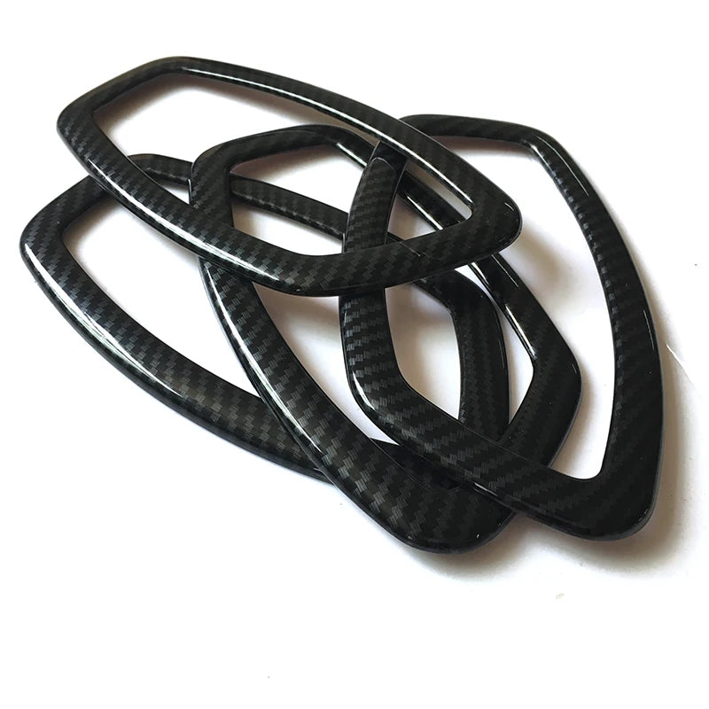 Accesorios para Renault Clio IV Clio4 2013 2014 2015 2016 2017 2018: Interiores de fibra, cubiertas de cuencos de puerta, molduras y adornos de estilo.
