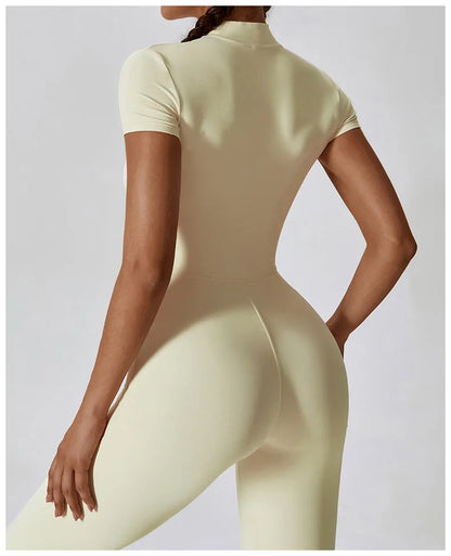 Conjunto de yoga de verano para mujer, ropa deportiva para entrenamiento, mono de gimnasio, mono deportivo siamés para mujer